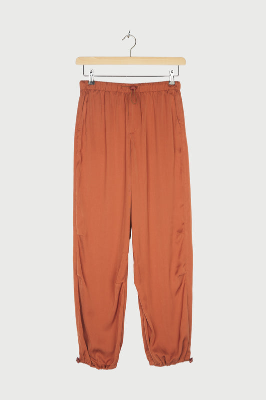 SATIN PARACHUTE PANTS