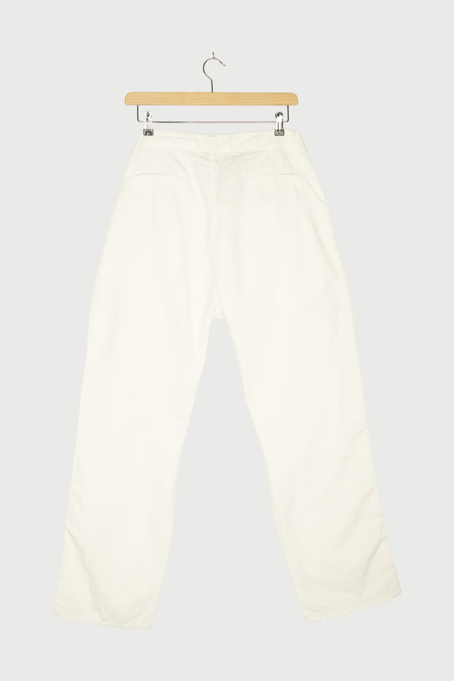 STRAIGHT PANTS SLUB TWILL