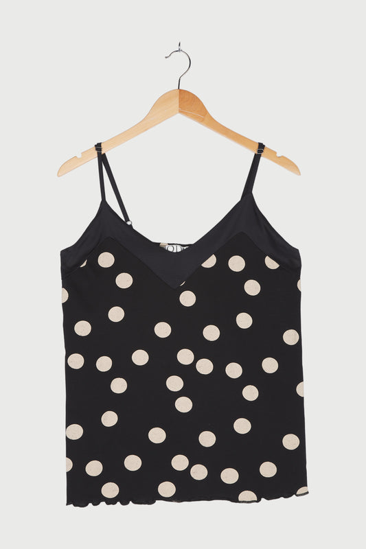 STRAPPY TOP POLKA DOT