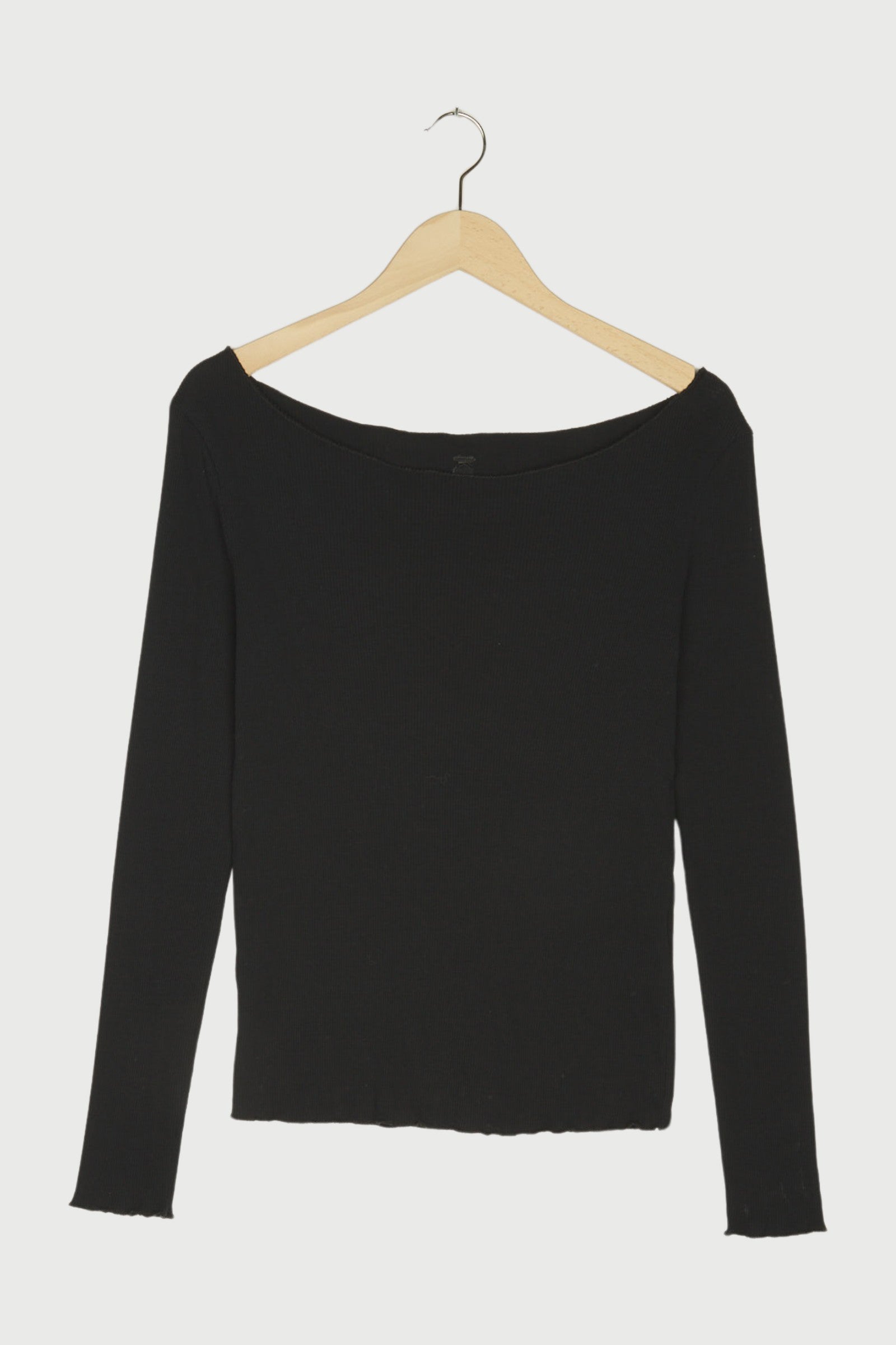 soft rib boatneck tee