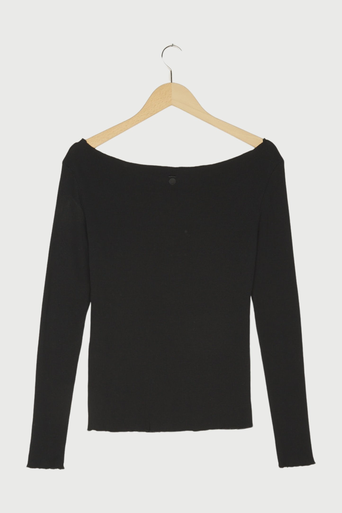 soft rib boatneck tee