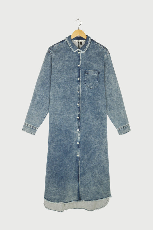 SHIRT DRESS JOG DENIM