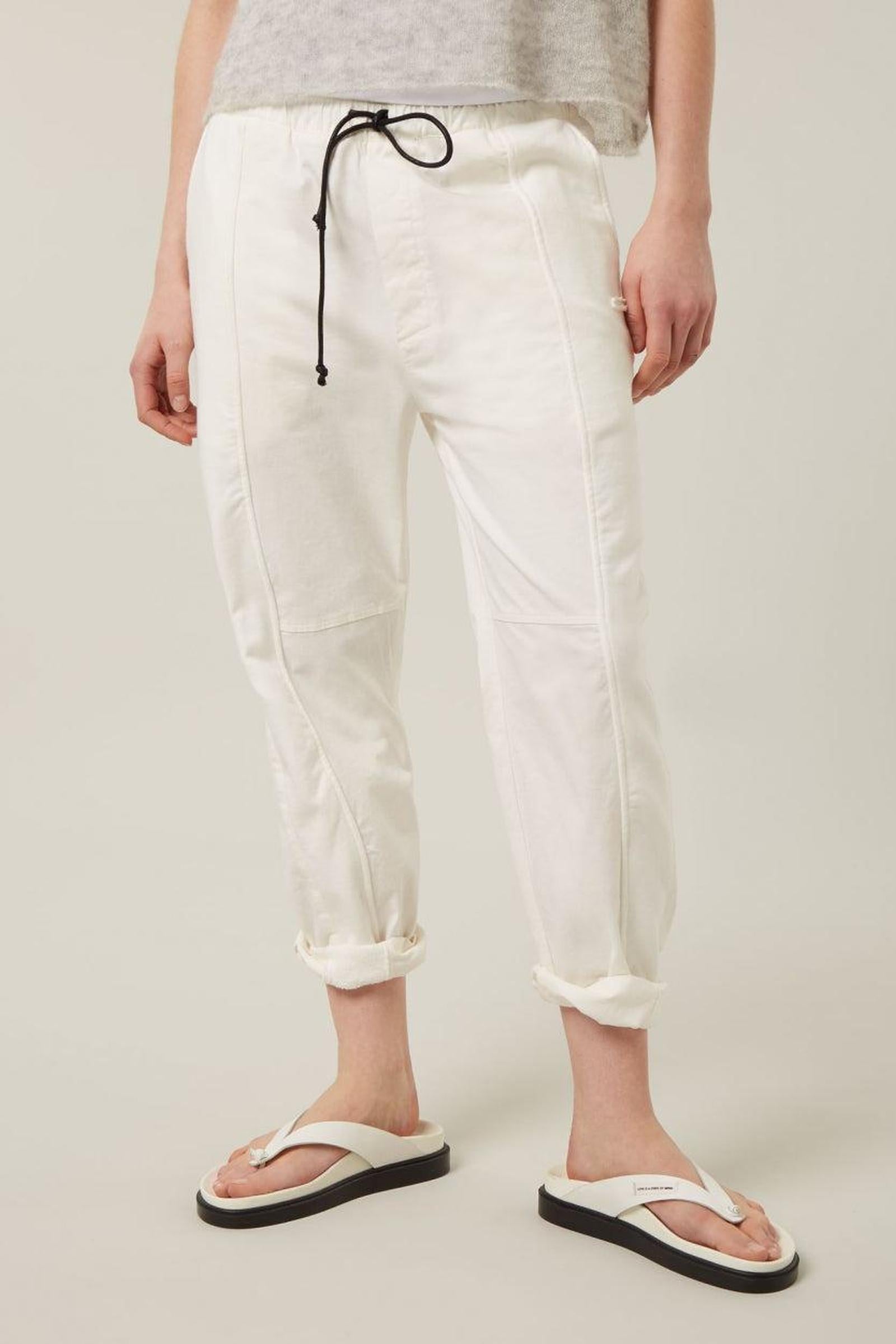 COTTON TWILL PANTS