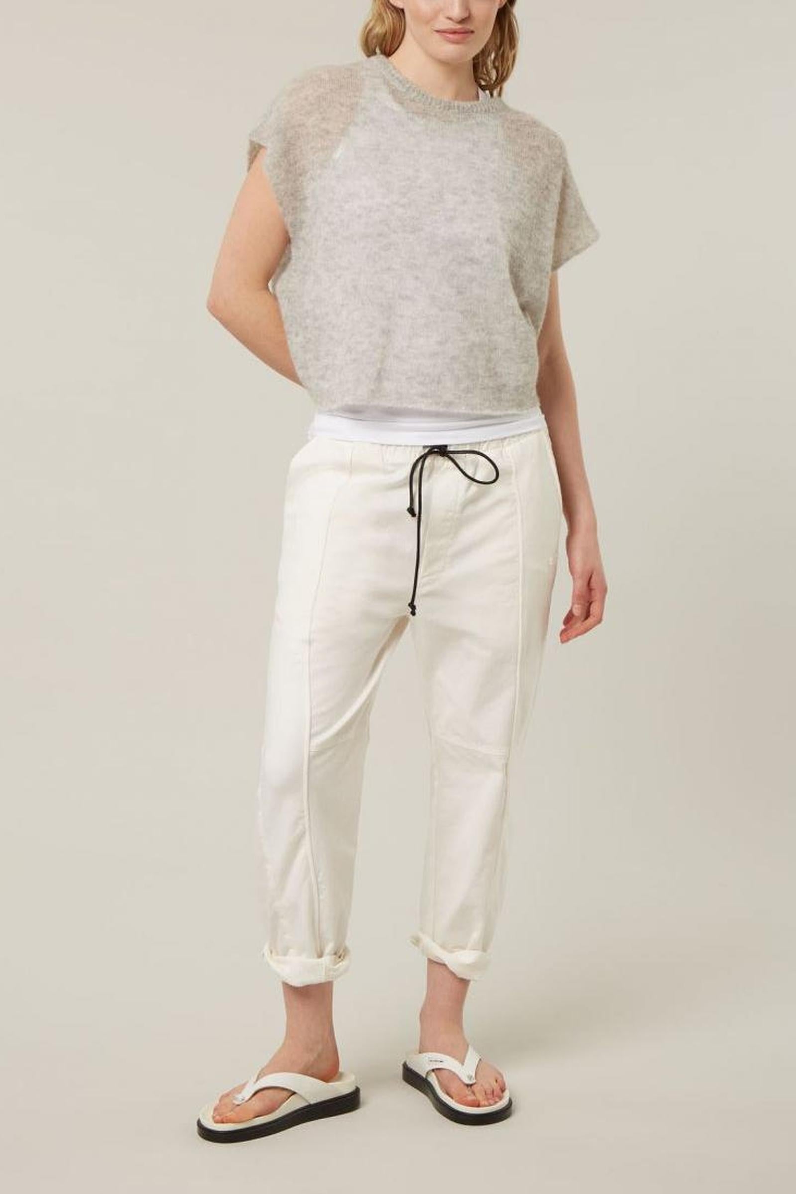 COTTON TWILL PANTS