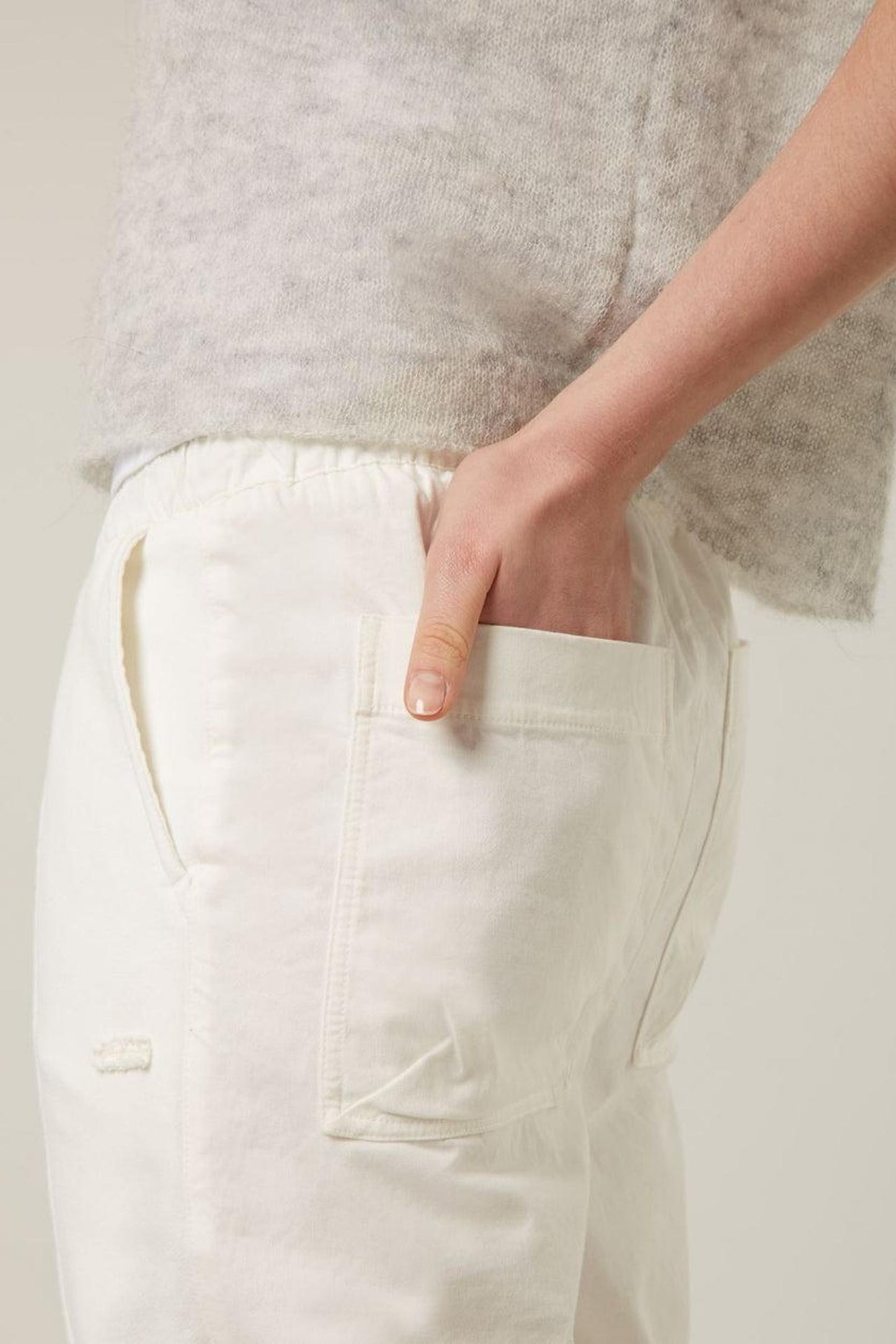 COTTON TWILL PANTS