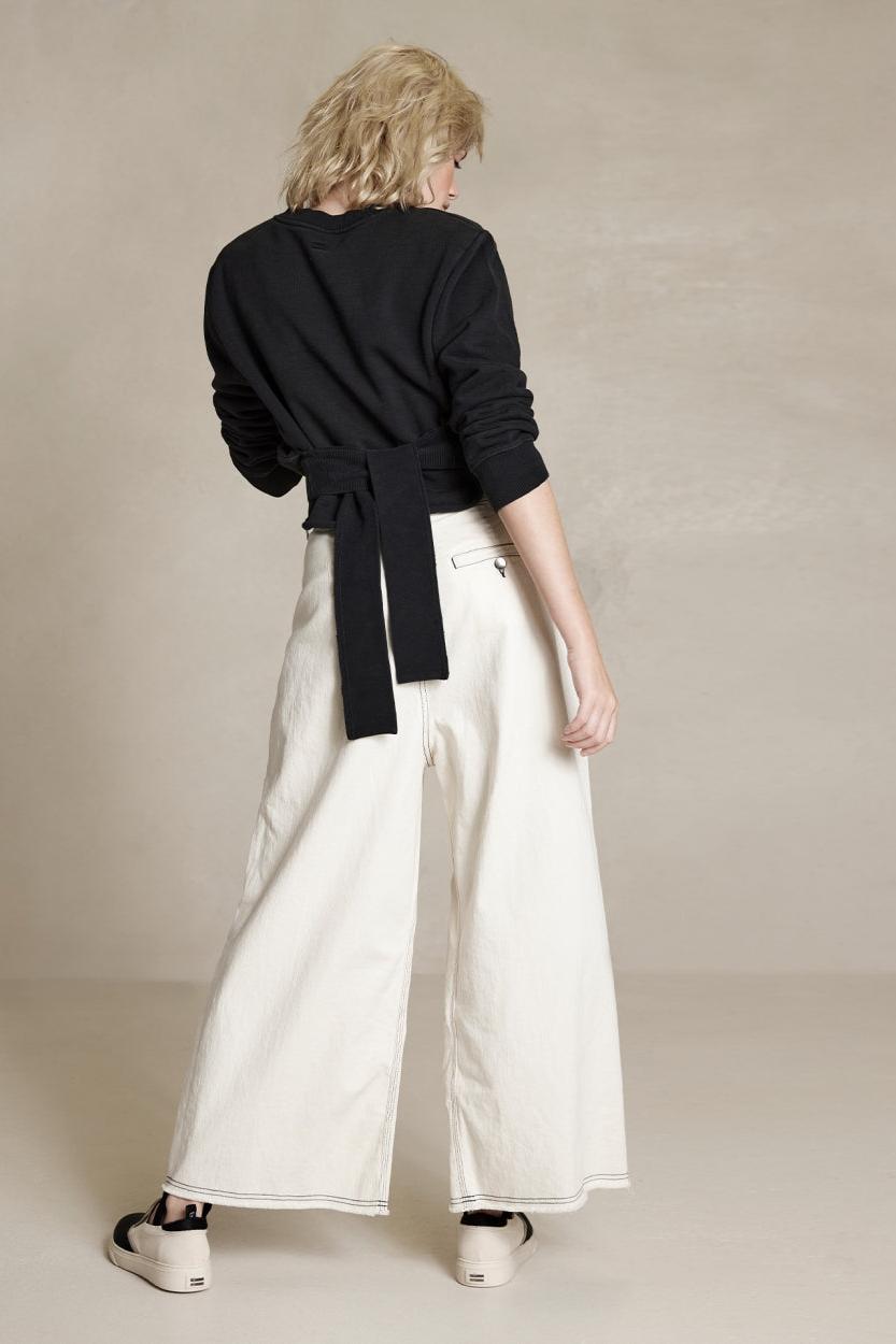 CONTRAST STITCH CULOTTE