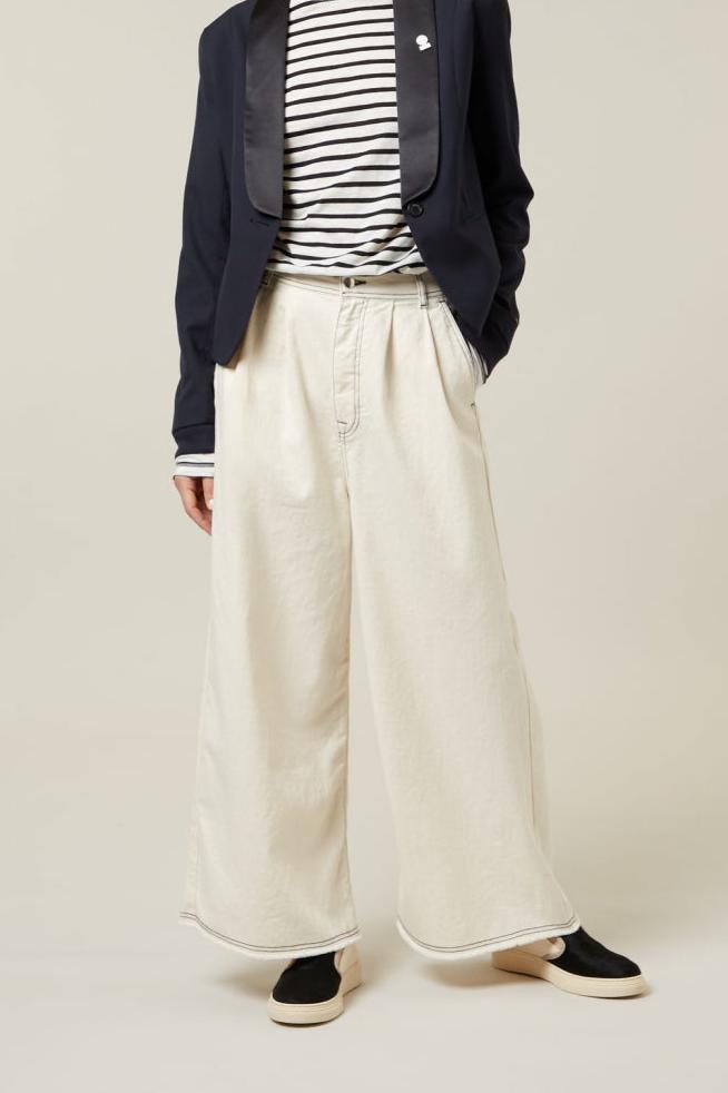 CONTRAST STITCH CULOTTE