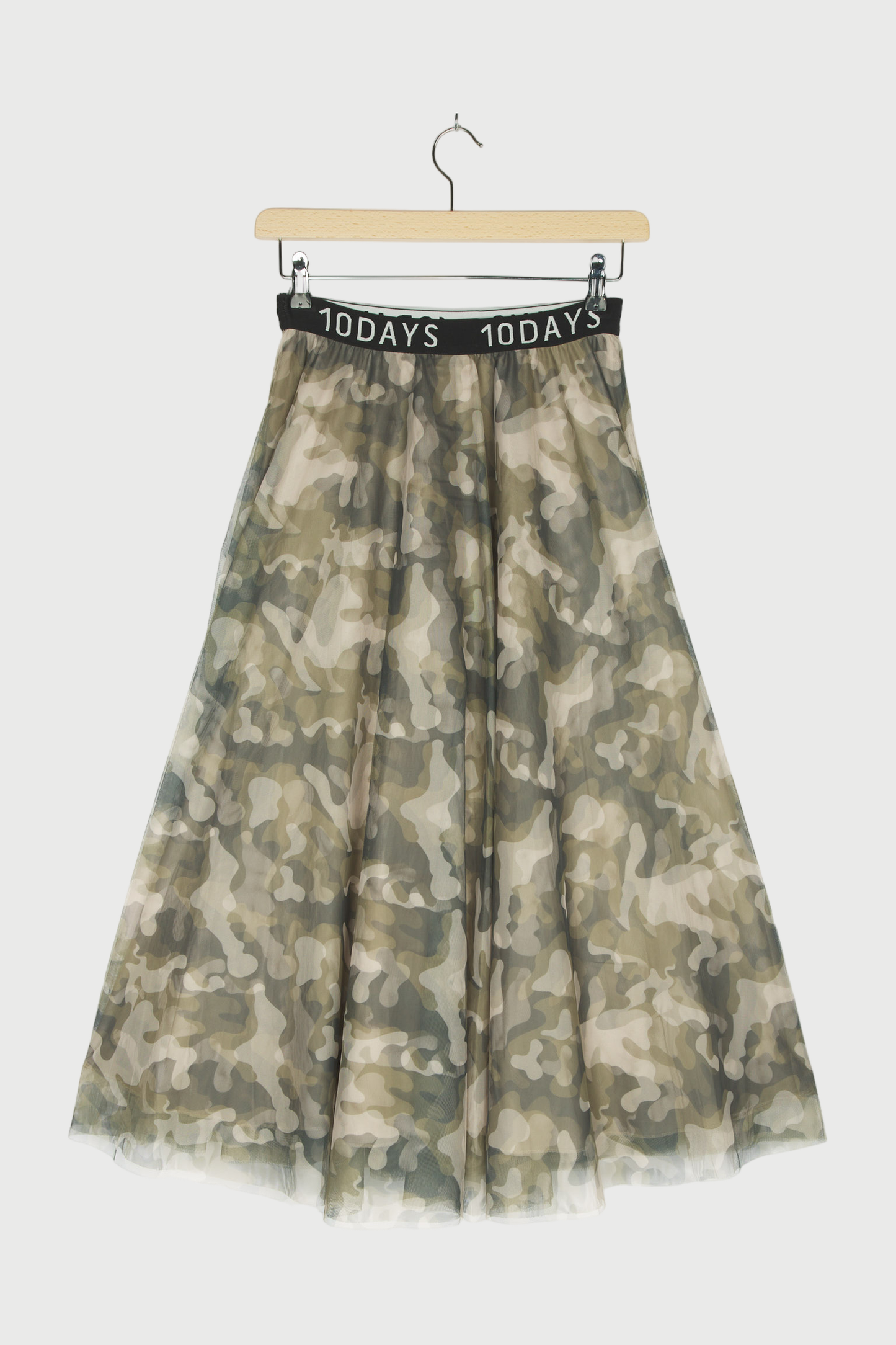 TULLE SKIRT CAMO