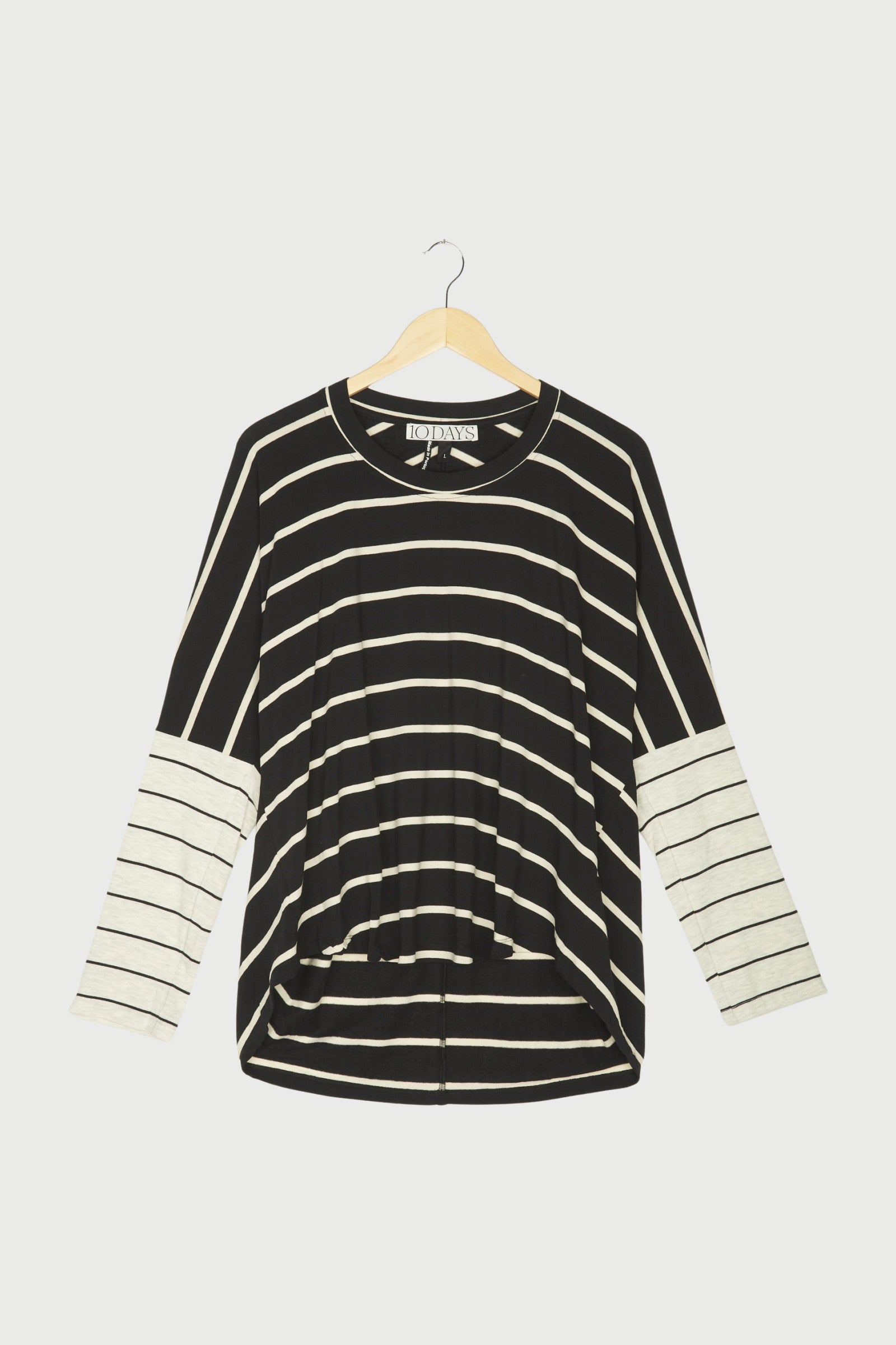 longsleeve tee mix stripes