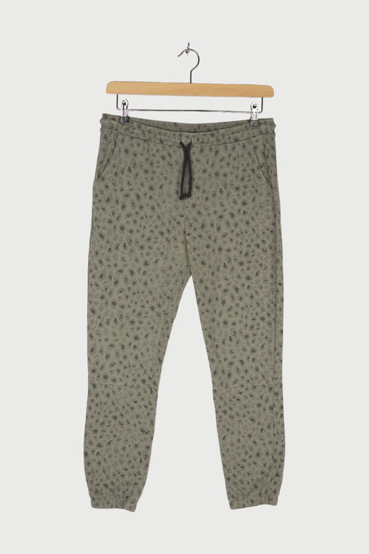 CROPPED JOGGER ARMY LEOPARD