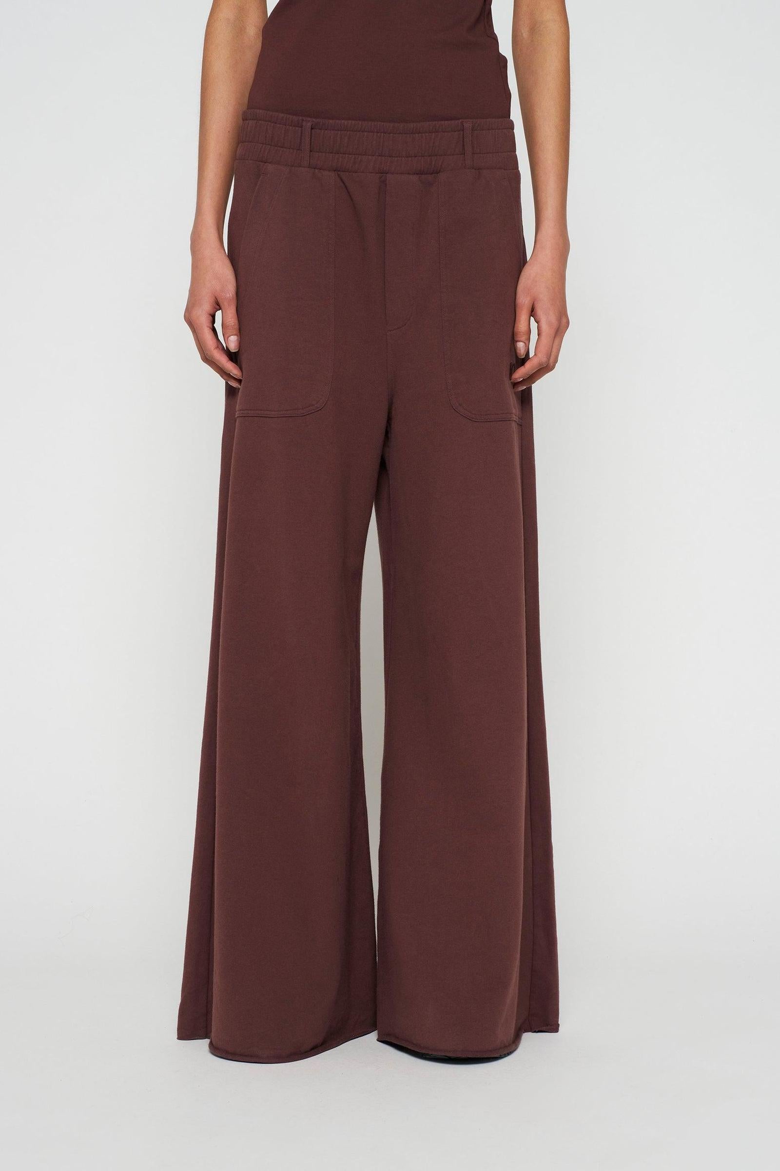 WIDE LEG PANTS FLEECE