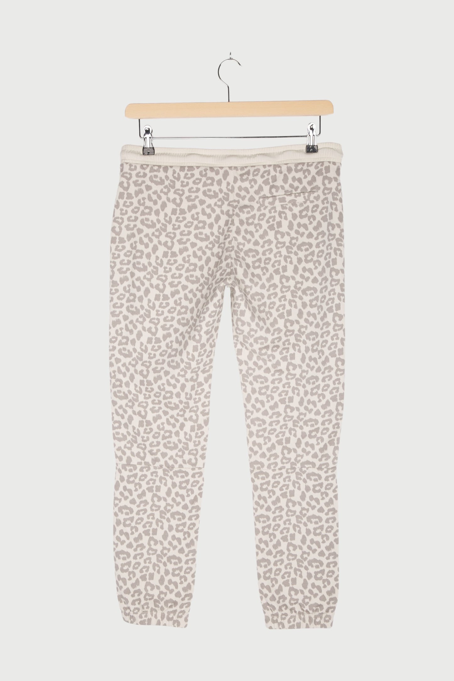 cropped jogger leopard
