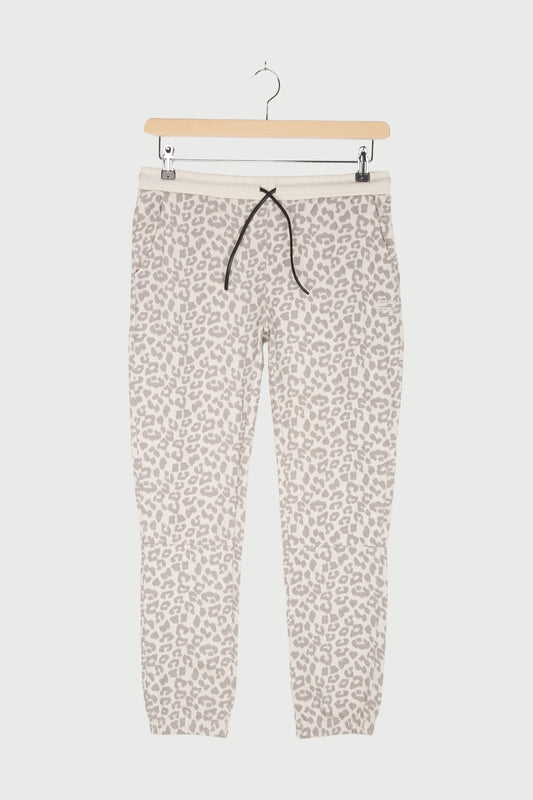 CROPPED JOGGER LEOPARD