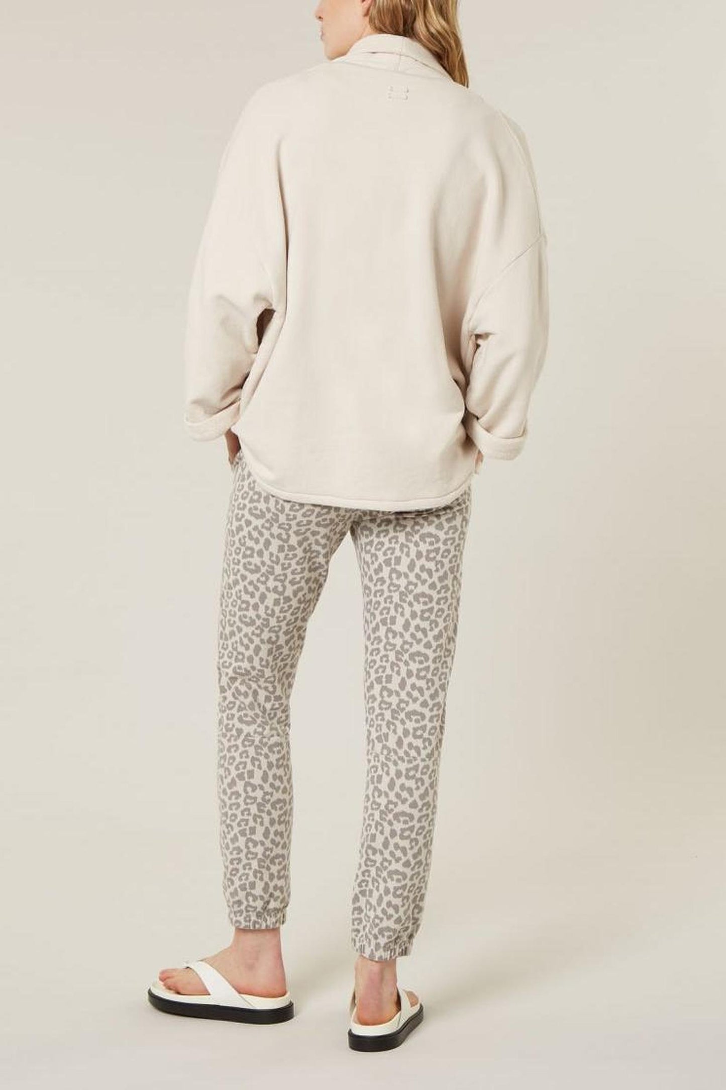 CROPPED JOGGER LEOPARD