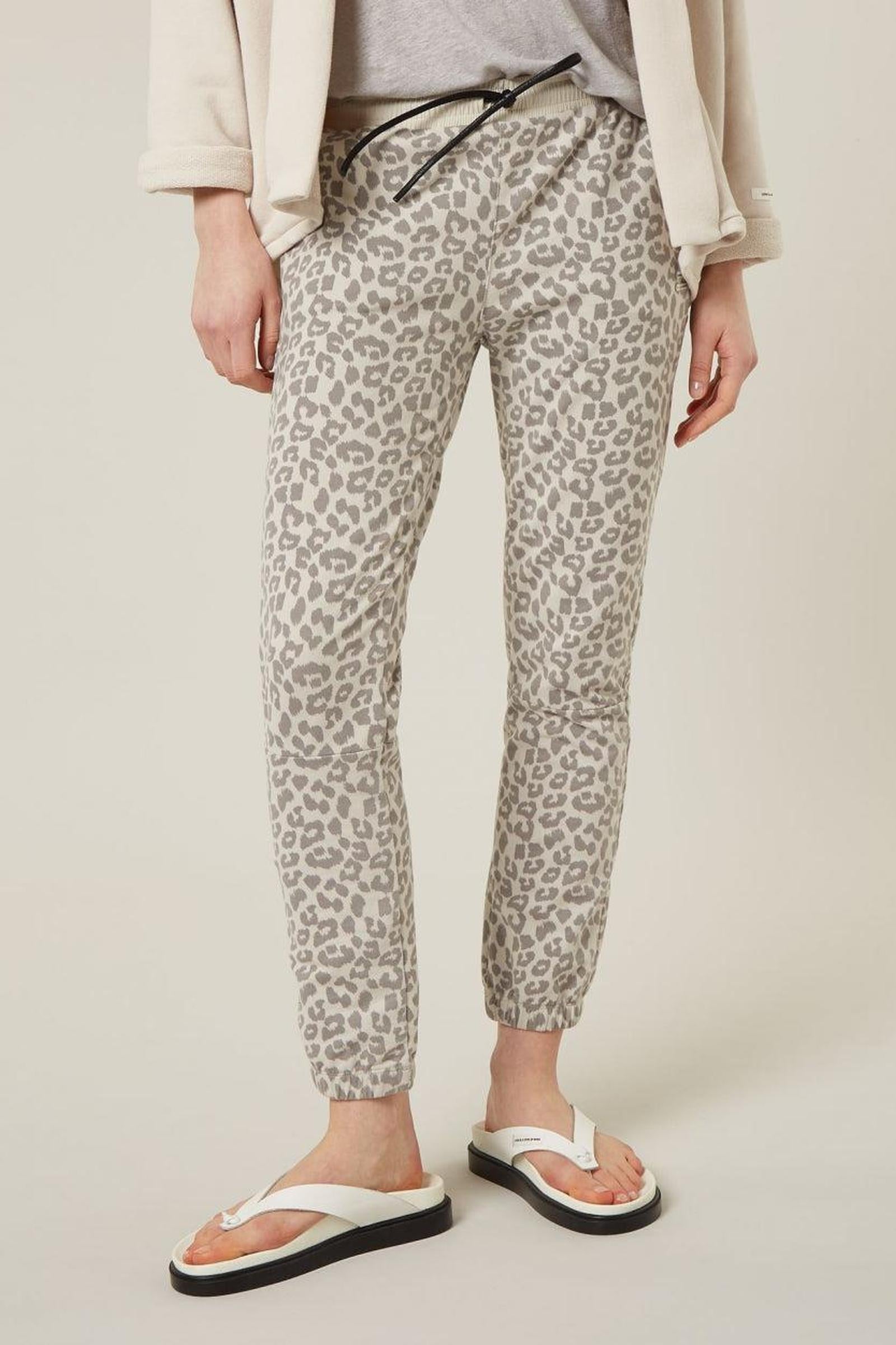 CROPPED JOGGER LEOPARD