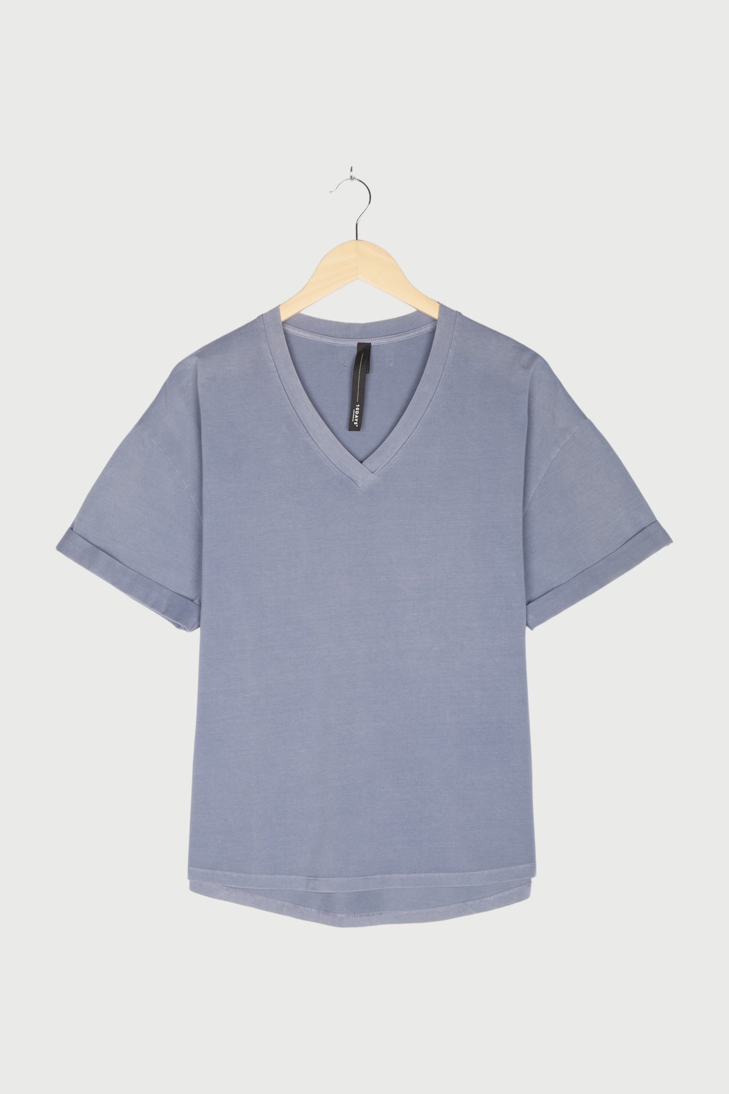 soft jersey v-neck tee