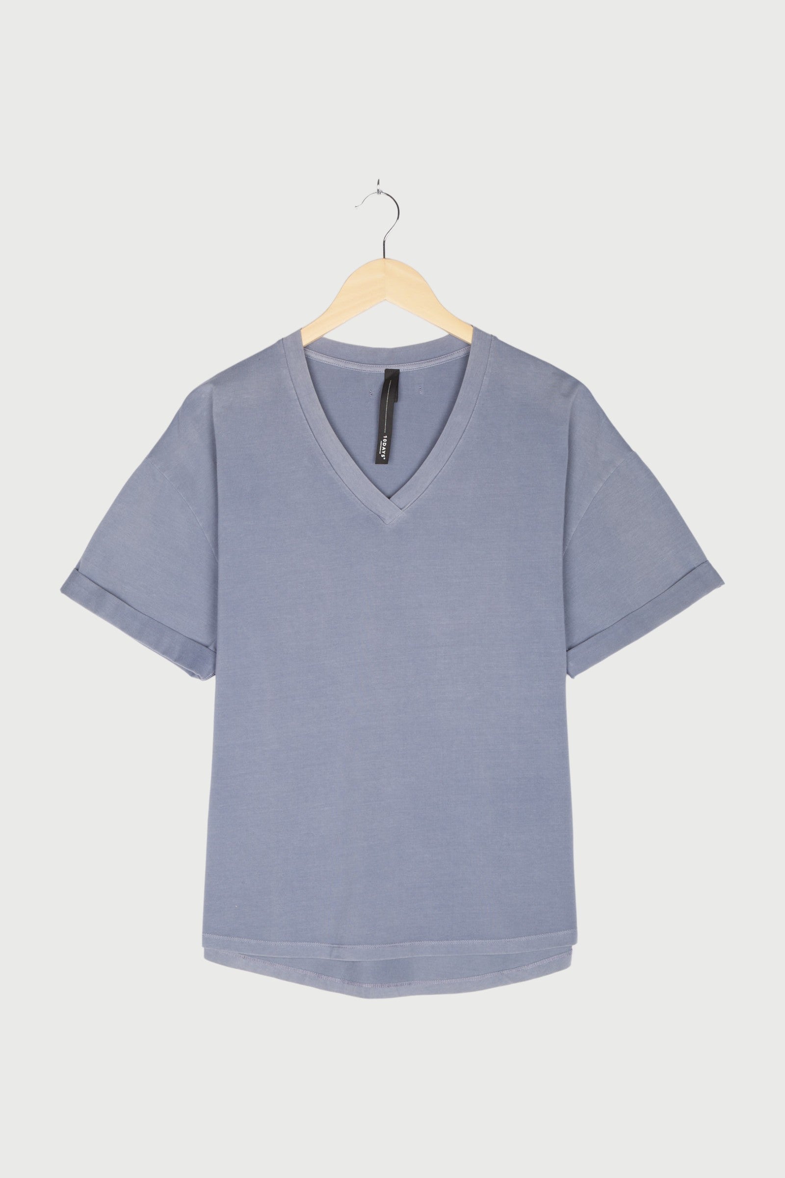 soft jersey v-neck tee