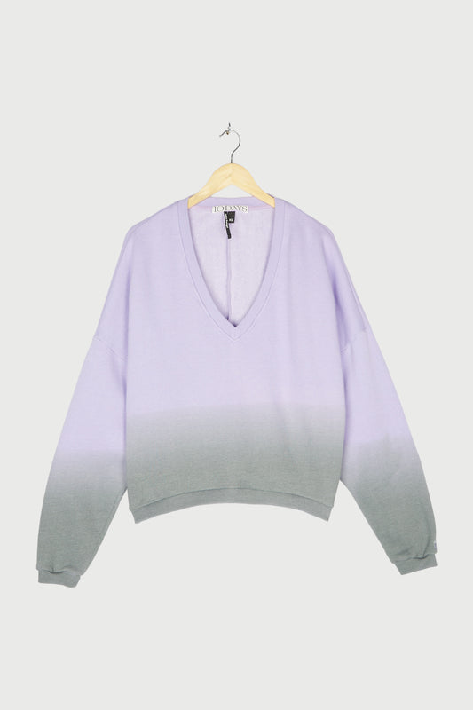 SWEATER FLEECE DIP DYE