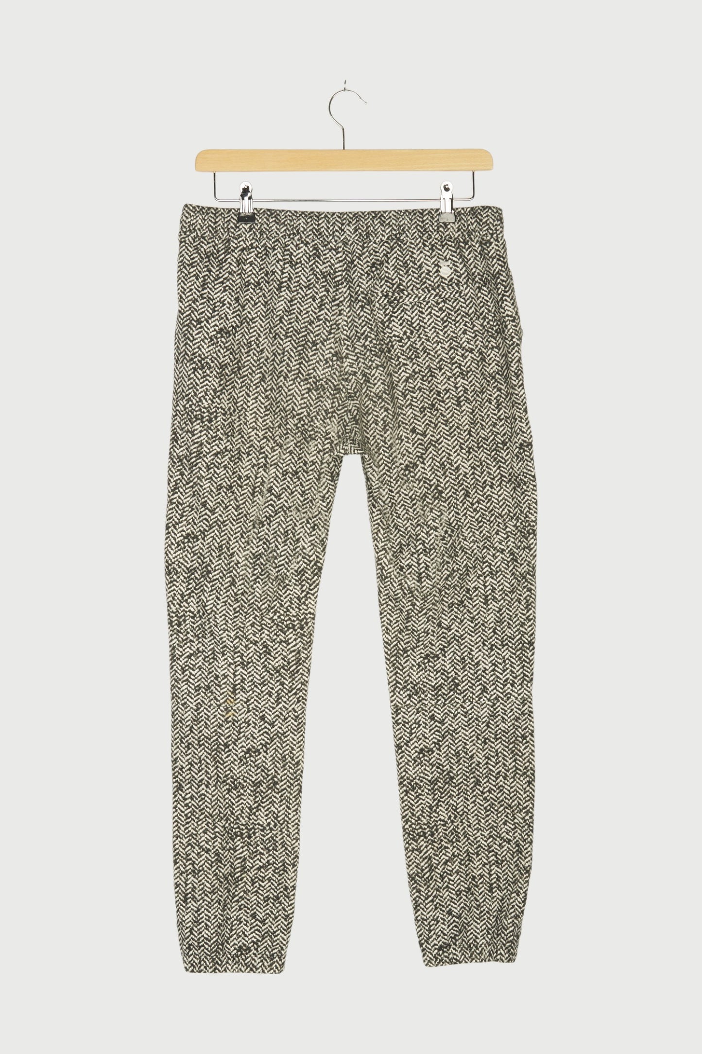 CROPPED JOGGER HERRINGBONE