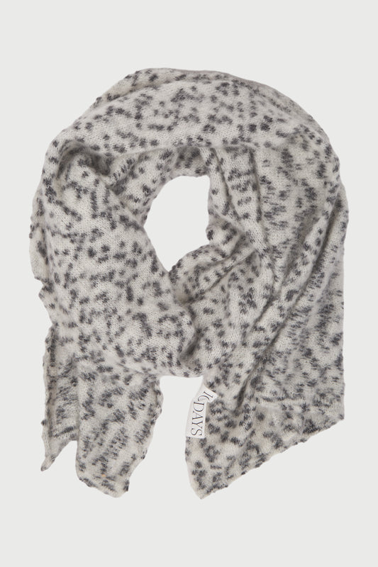 KNITTED SCARF LEOPARD