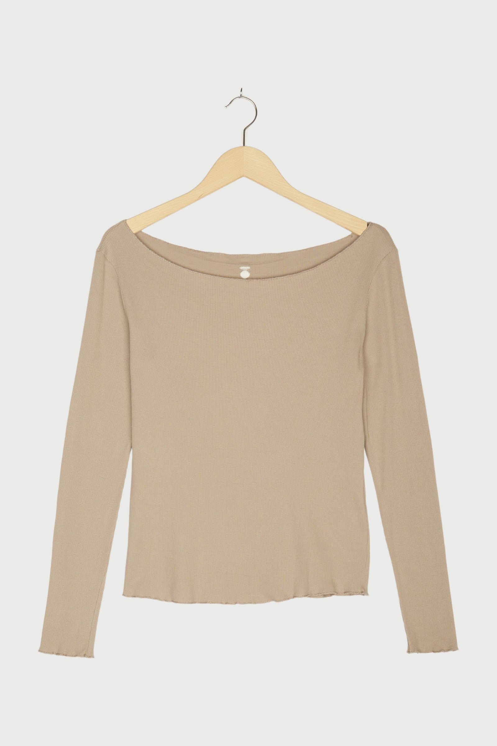 soft rib boatneck tee