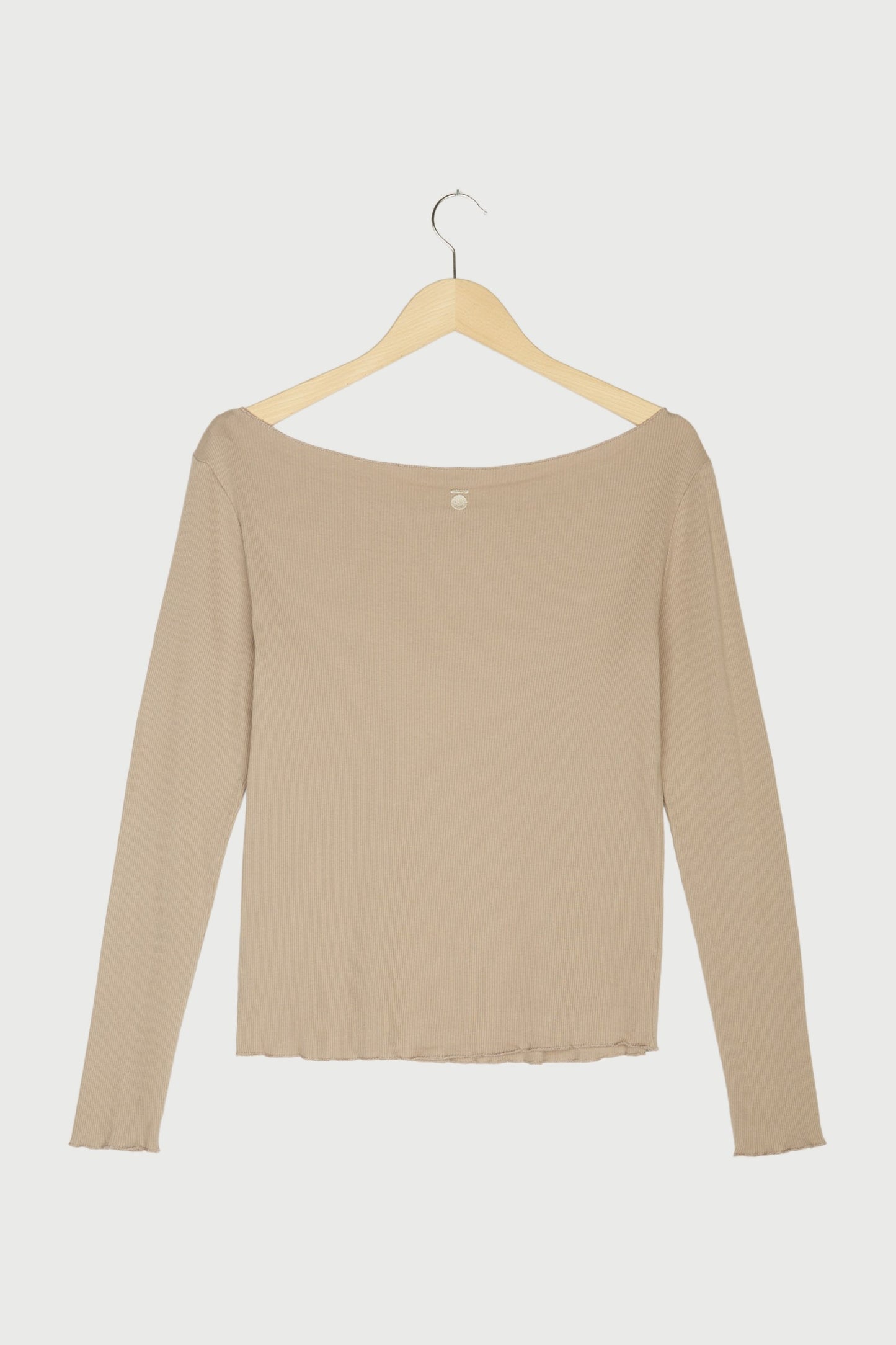 soft rib boatneck tee