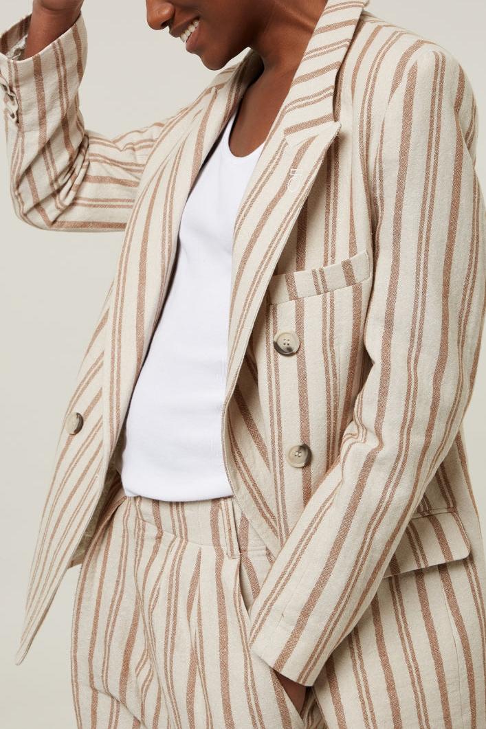 BLAZER COTTON STRIPES