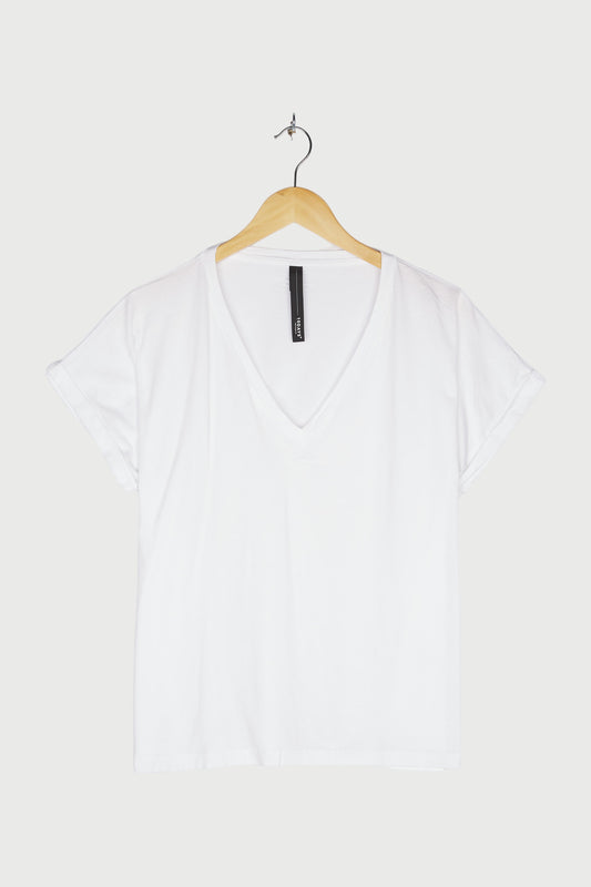 V-NECK TEE COTTON