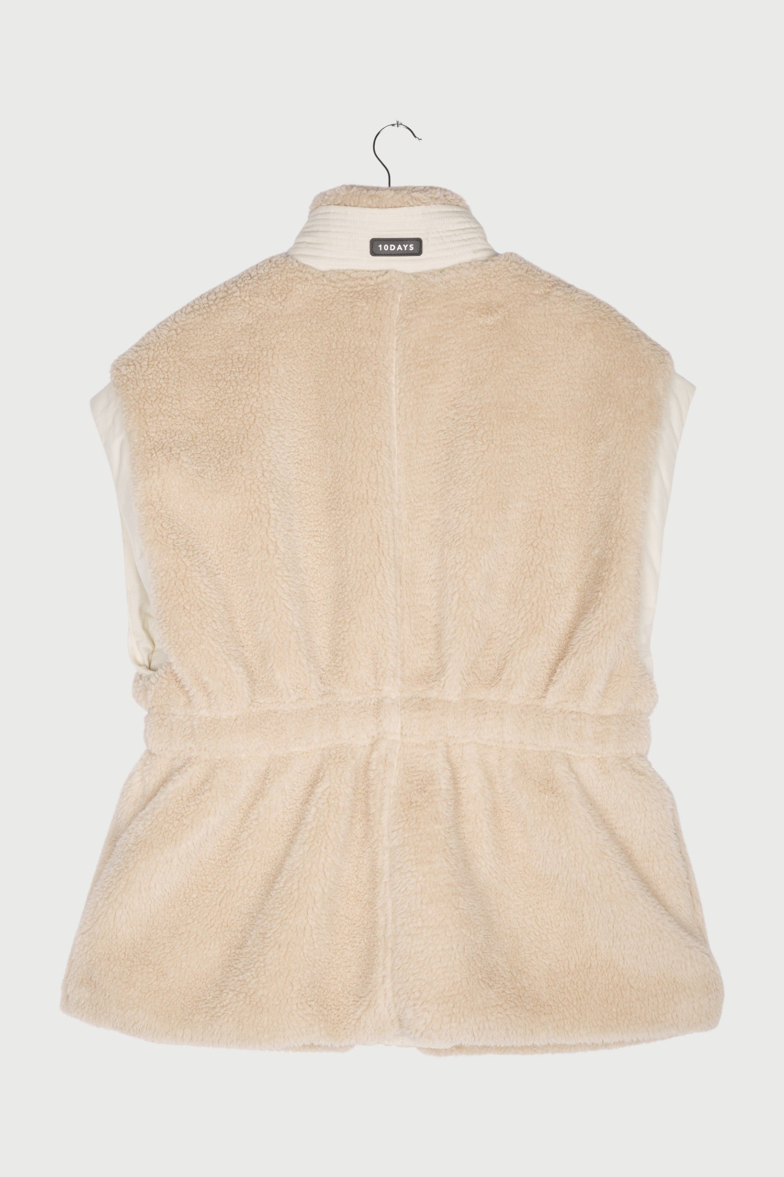 reversible waisted teddy vest