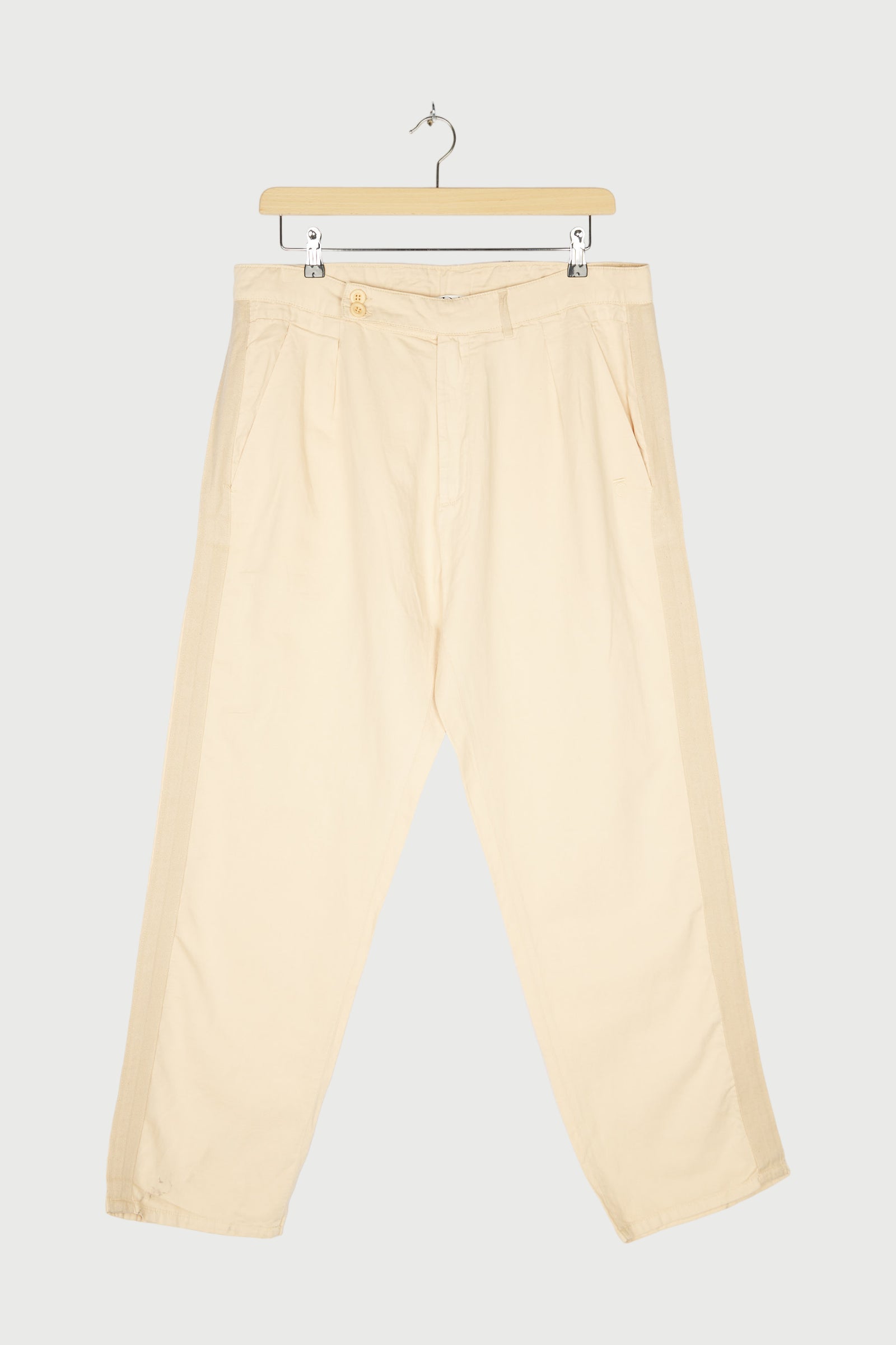 STRAIGHT PANTS SLUB TWILL