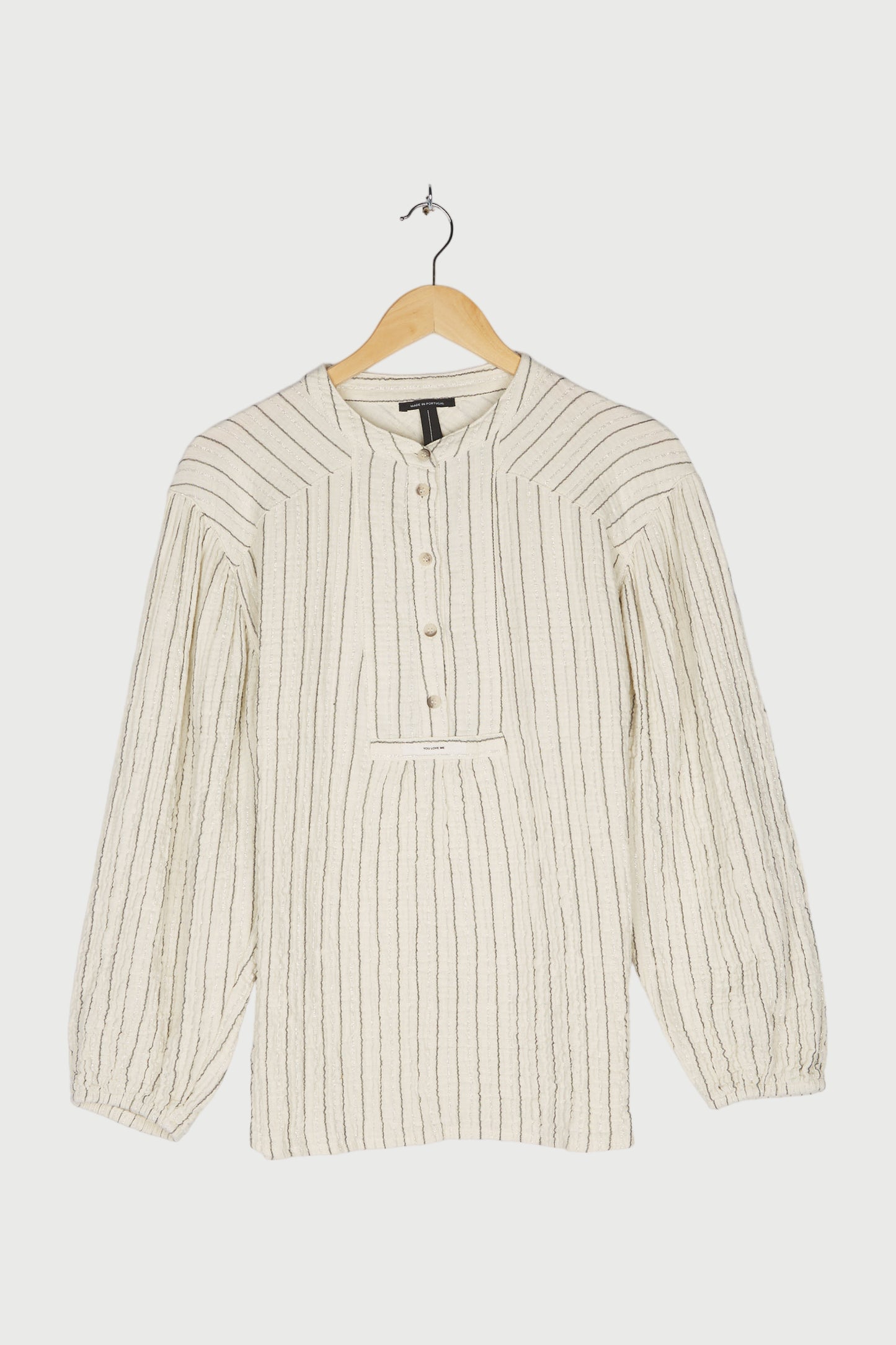 OVERSIZED SHIRT LUREX